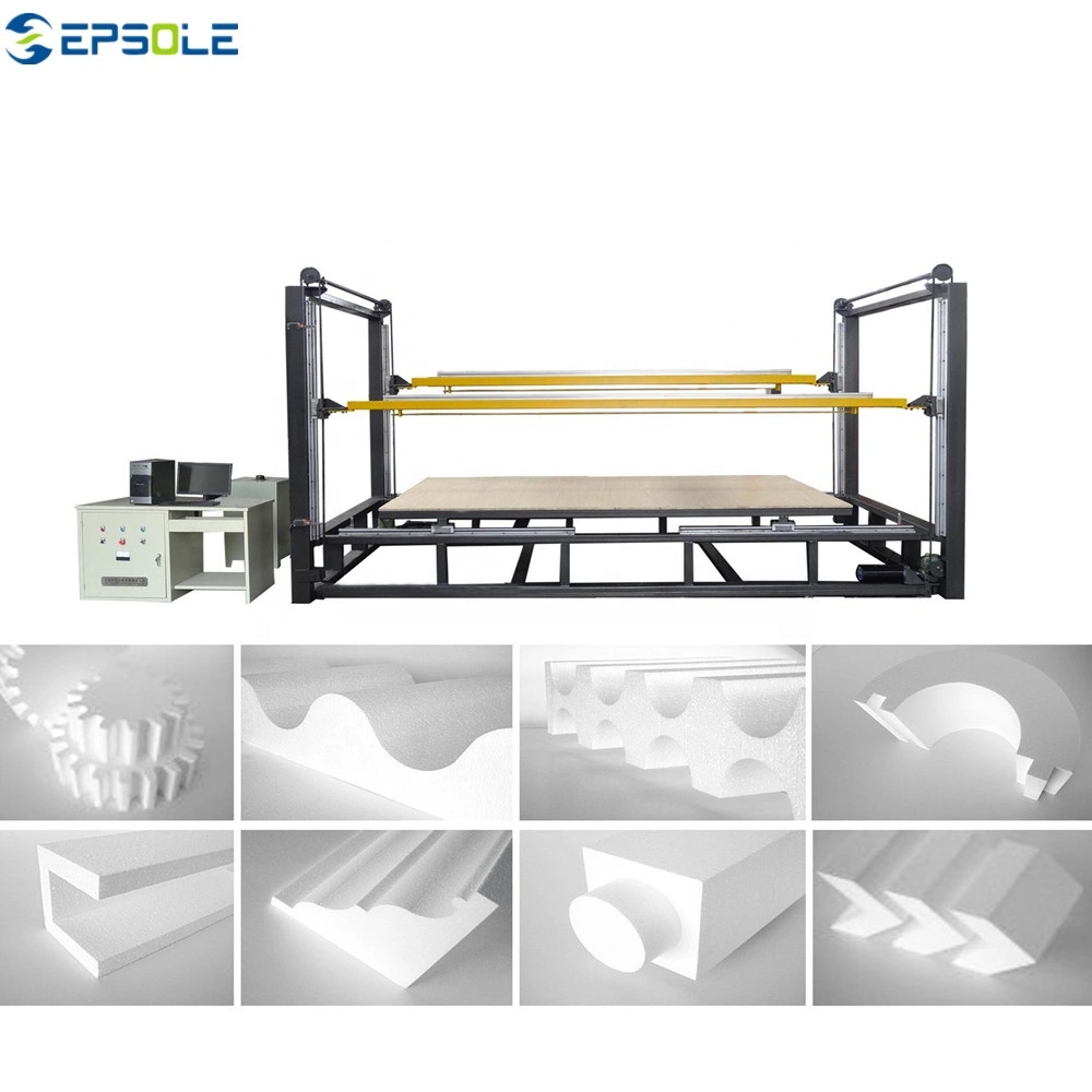 Epsole Automatic Continuous Block Wire Hot EPS Foam CNC Cutting Machine