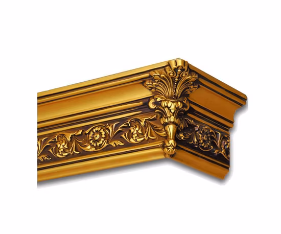 PS Decorative Wall White Ceiling Cornice Curtain Line Accessories for Interior Decoration